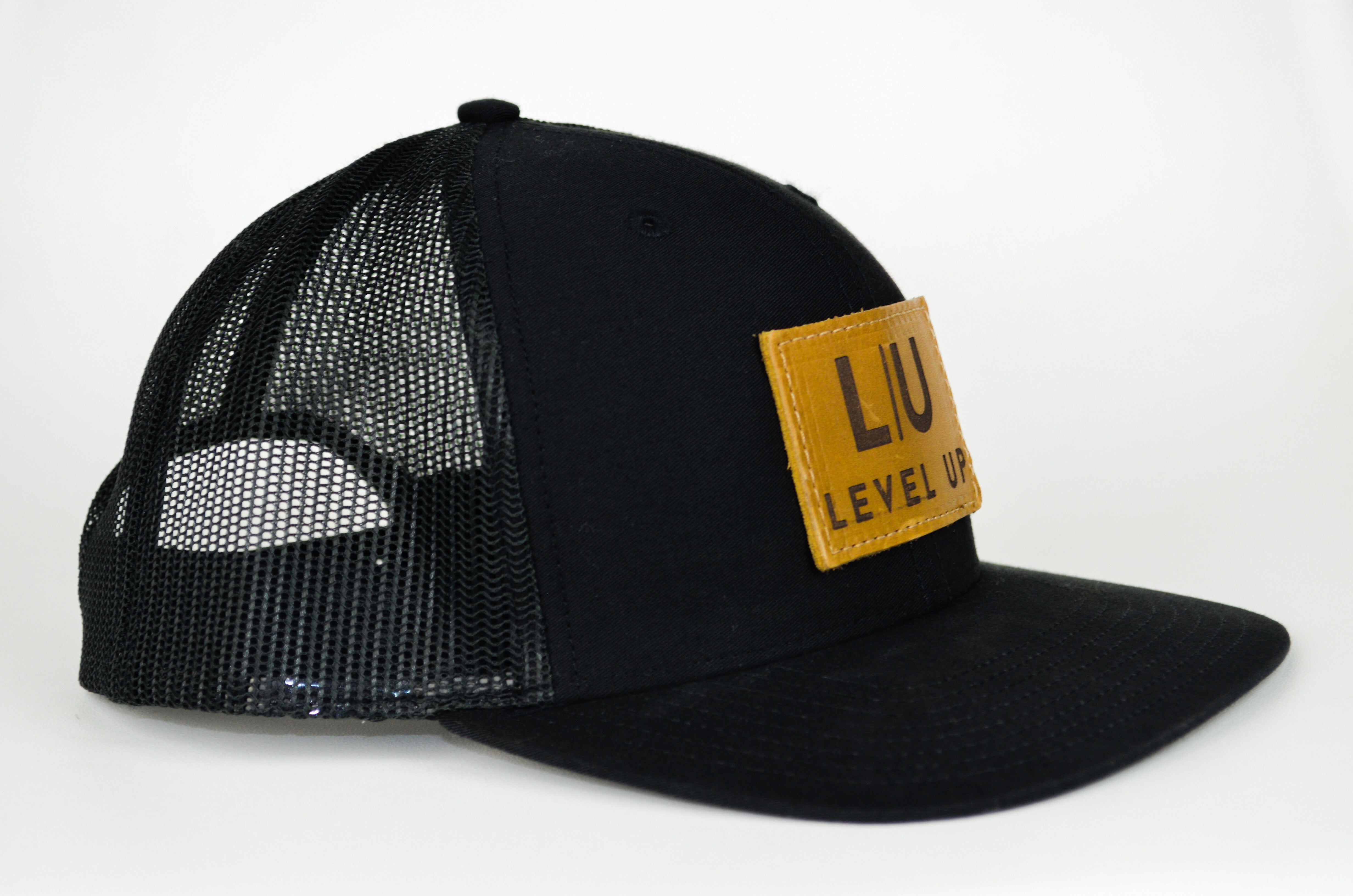 Leather Patch Trucker Hat